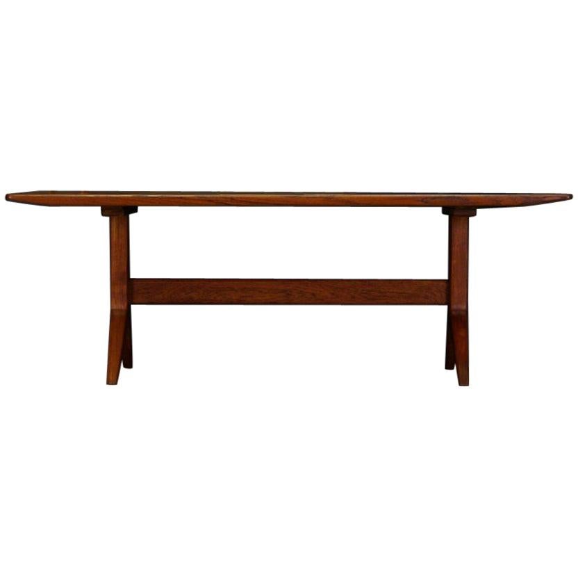 Vintage Midcentury Teak Coffee Table Danish Design, 1970s For Sale