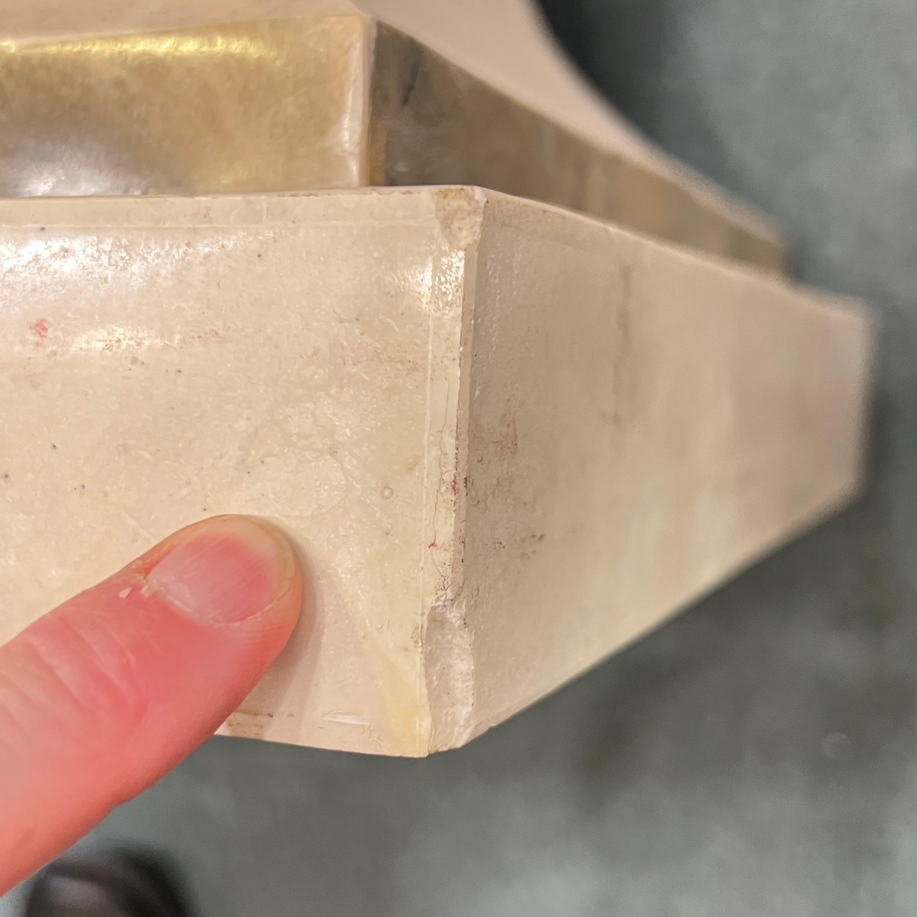 Vintage Mid-Century Tessellated Pedestal (piédestal tessellé) en vente 14