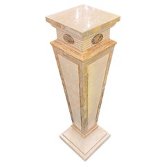 Pedestal teselado vintage de mediados de siglo