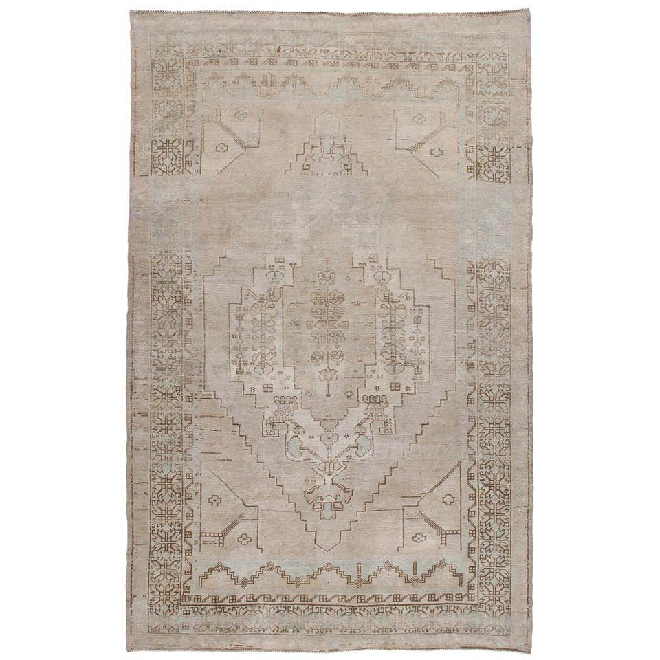 Vintage Midcentury Tribal Anatolian Rug For Sale at 1stDibs