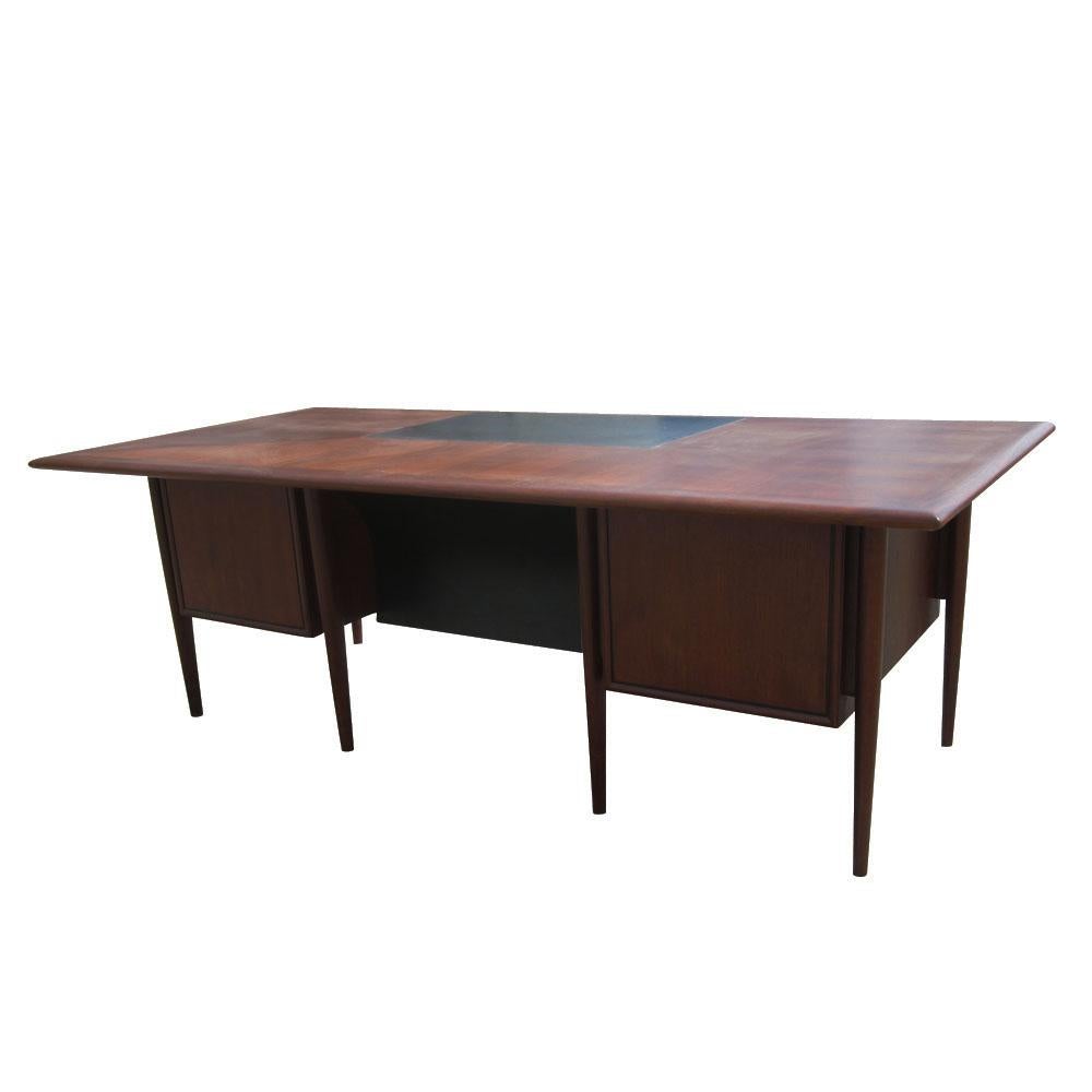 Two-Pedestal Rosewood Desk 1
