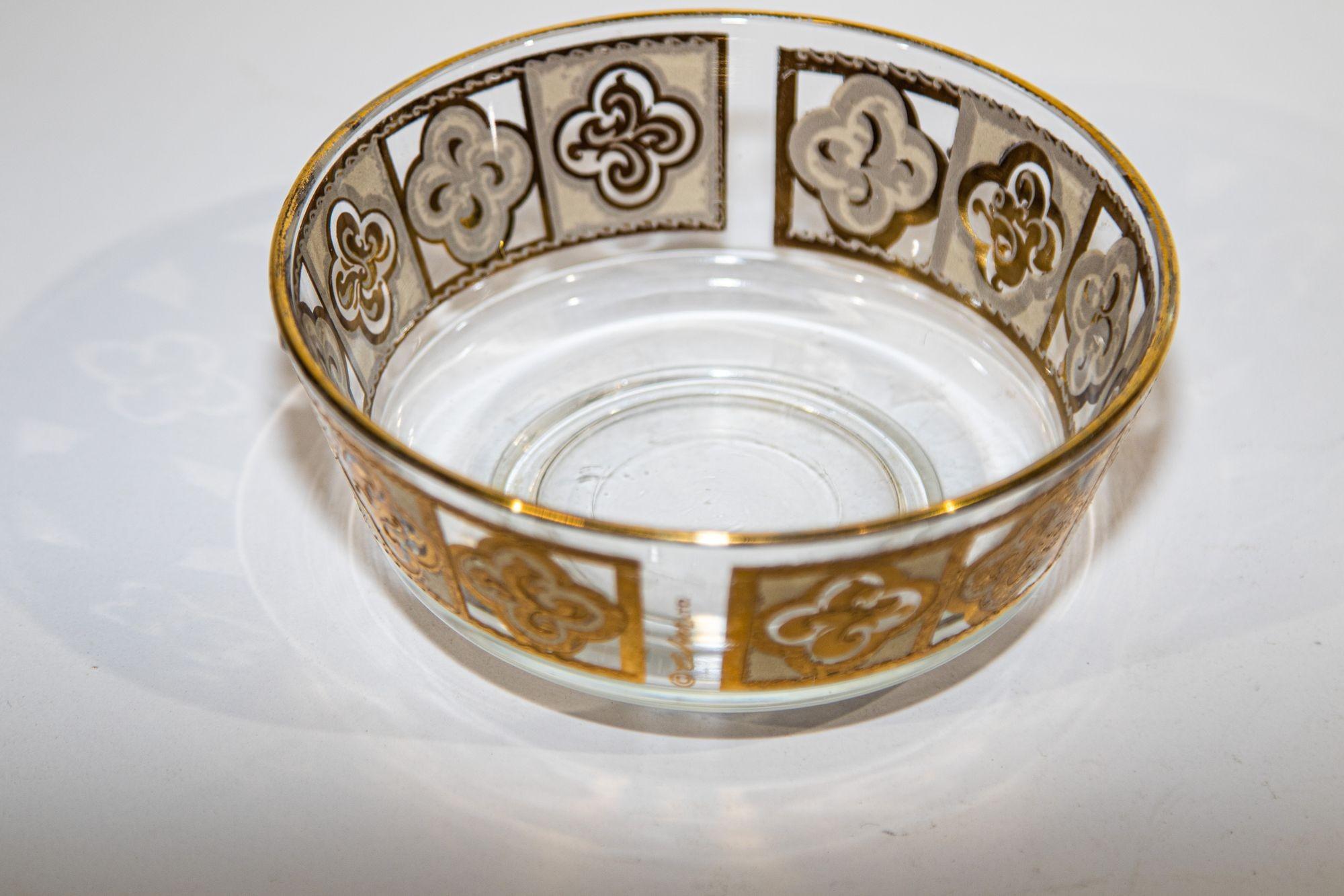 textured gold leaf bowl