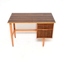 Vintage Midcentury Walnut Desk
