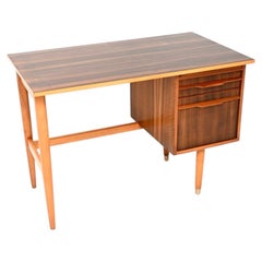 Vintage Midcentury Walnut Desk