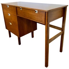 Retro Midcentury Walnut Writing Desk