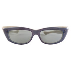 Lunettes de soleil Vintage Midcentury Wide Cate Eye Made In France