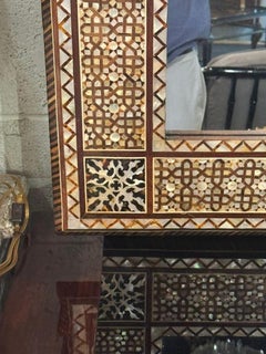 Vintage Middle Eastern Mother of Pearl Inlaid Mirrors