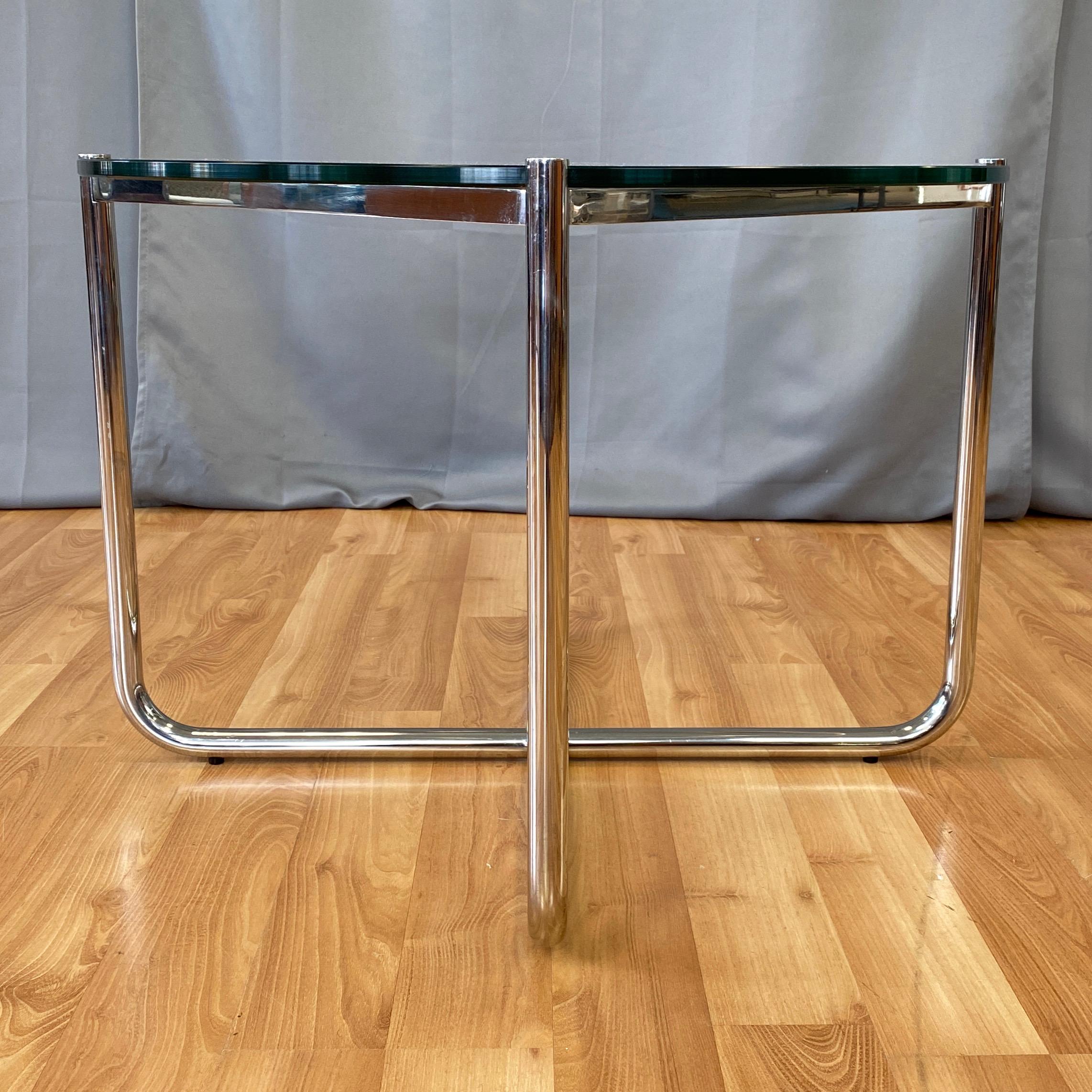 Late 20th Century Vintage Mies van der Rohe for Knoll International MR Side Table, 1970s