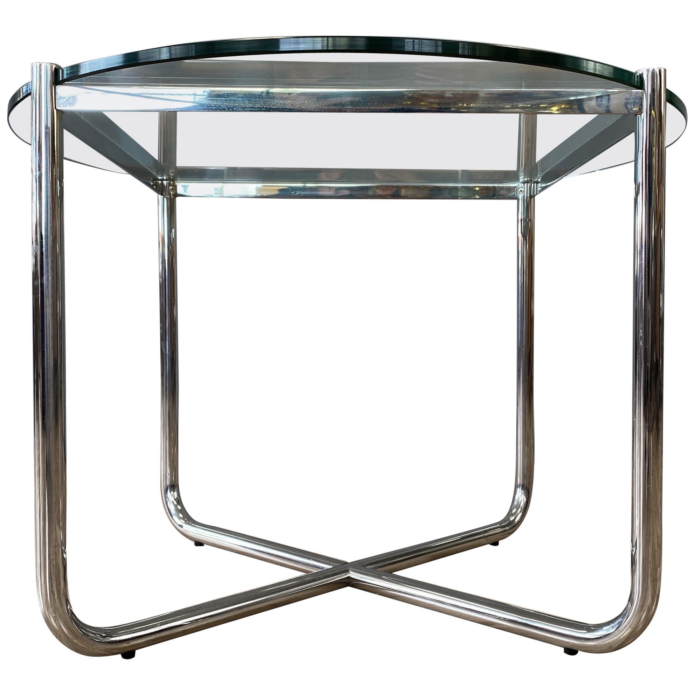 Vintage Mies van der Rohe for Knoll International MR Side Table, 1970s