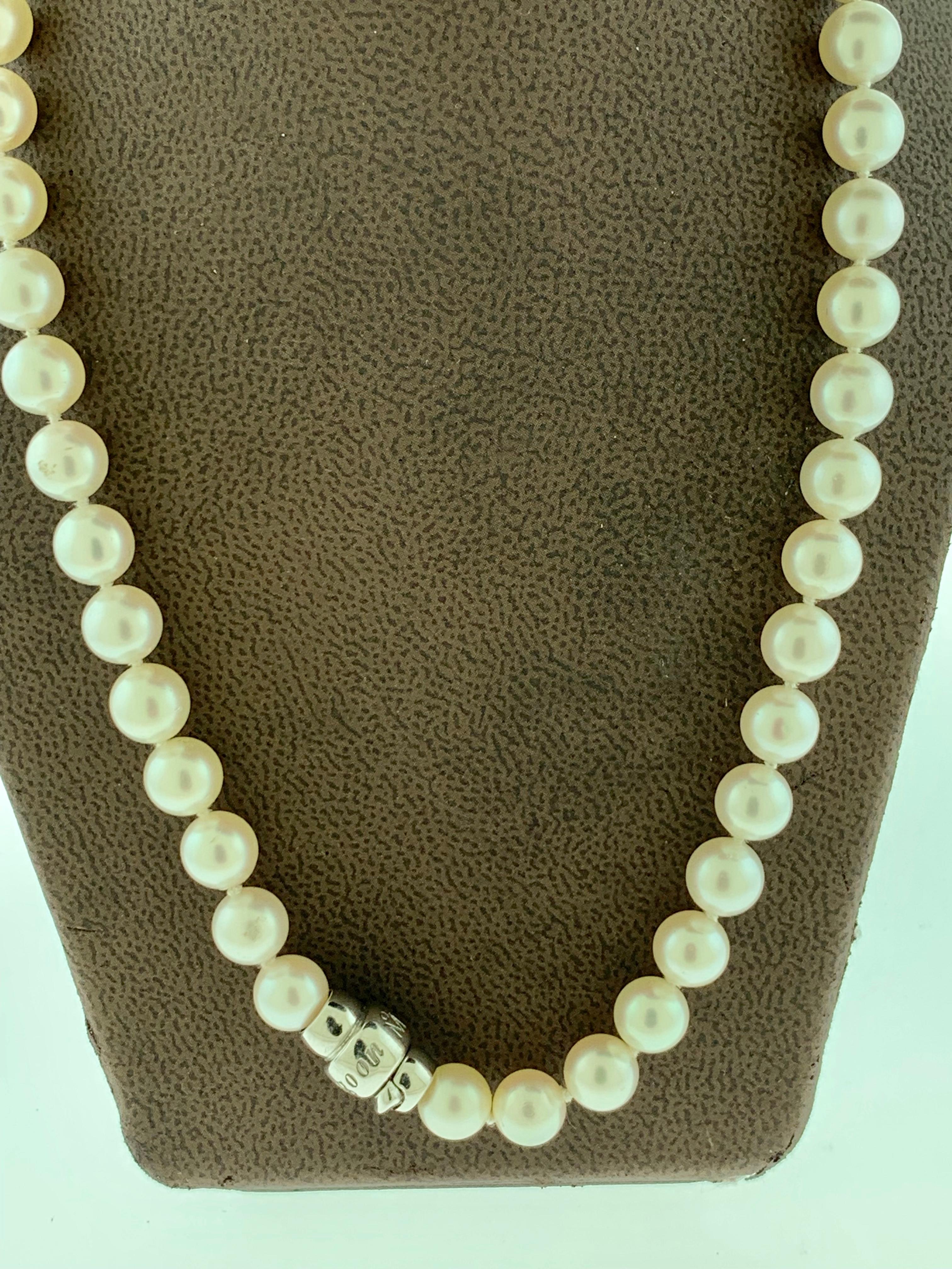 mikimoto blue lagoon pearl necklace