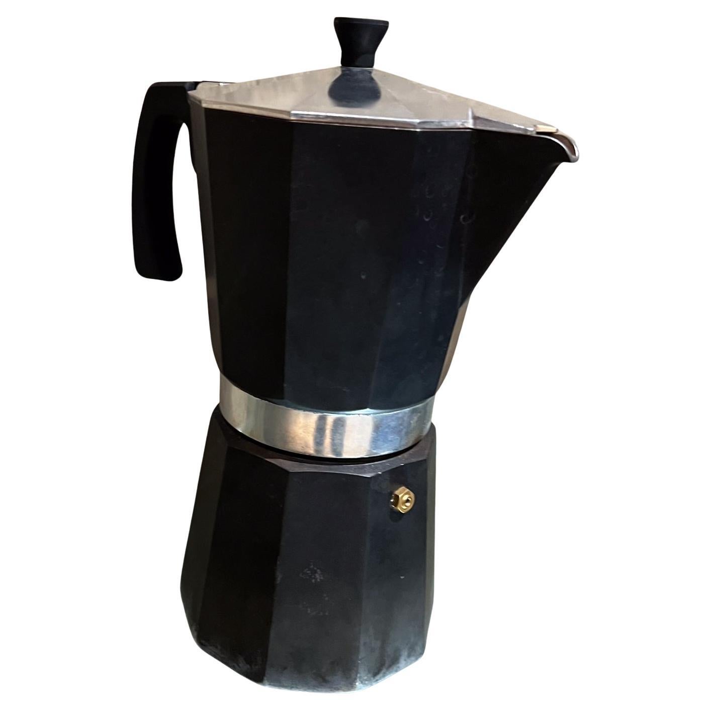 Large Stovetop Milano Espresso Coffee Maker Grosche Italy
10.75 h x 8.5 d x 5 w
Unrestored preowned vintage original condition not new condition.
See all images provided.