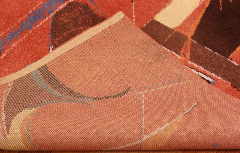 Vintage Miles Davis Design Jazz Scene Art Rug For At 1stdibs