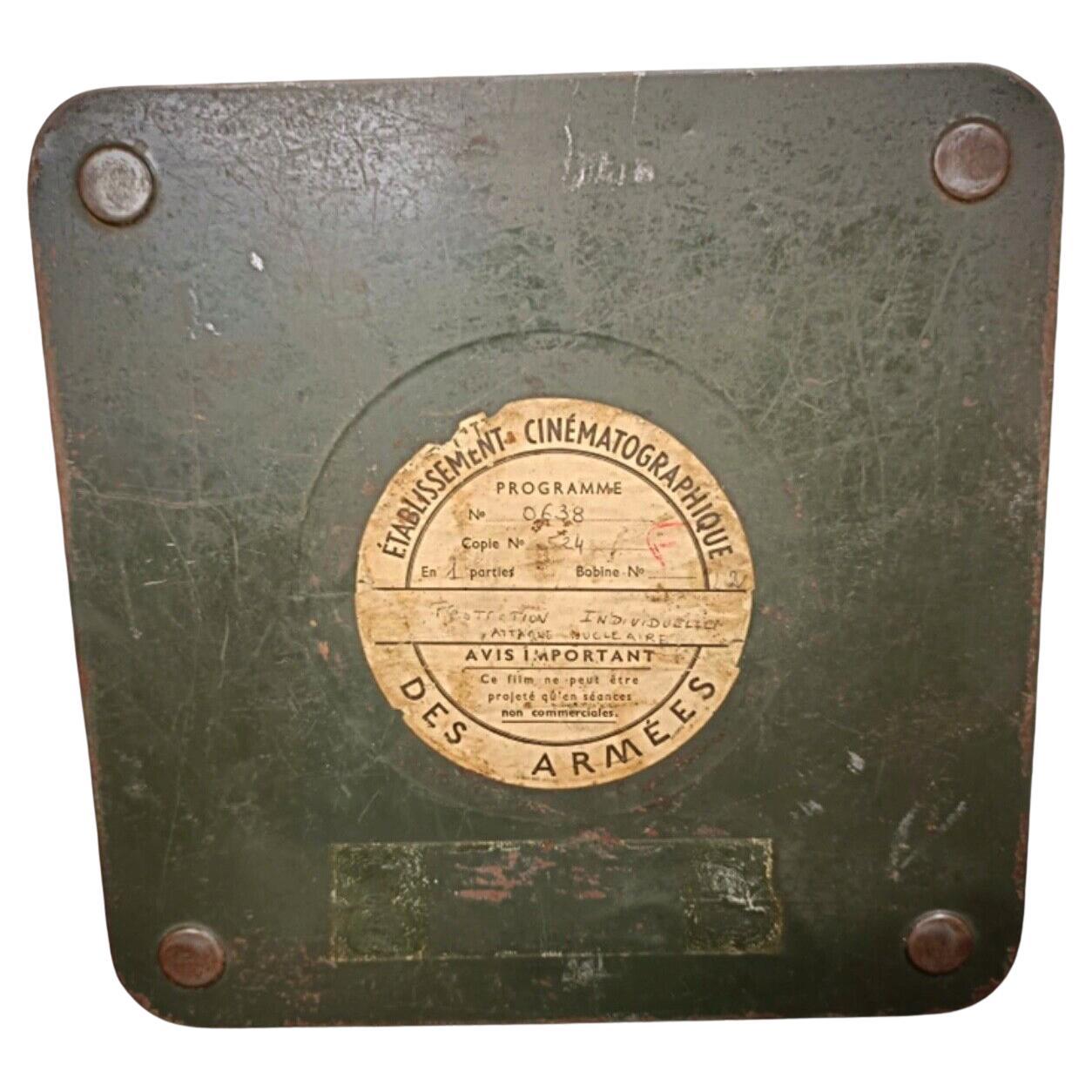 Película Militar Vintage con Caja Metálica "ECPA" - Protection Individuelle - 2Y205 en venta