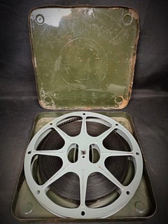 Vintage Military Film with Metal Box "ECPA" - Se Poster Se Déplacer - 2Y206
