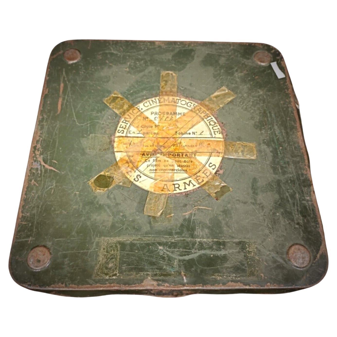 Película Militar Vintage con Caja Metálica "ECPA" - Se Poster Se Déplacer - 2Y206
