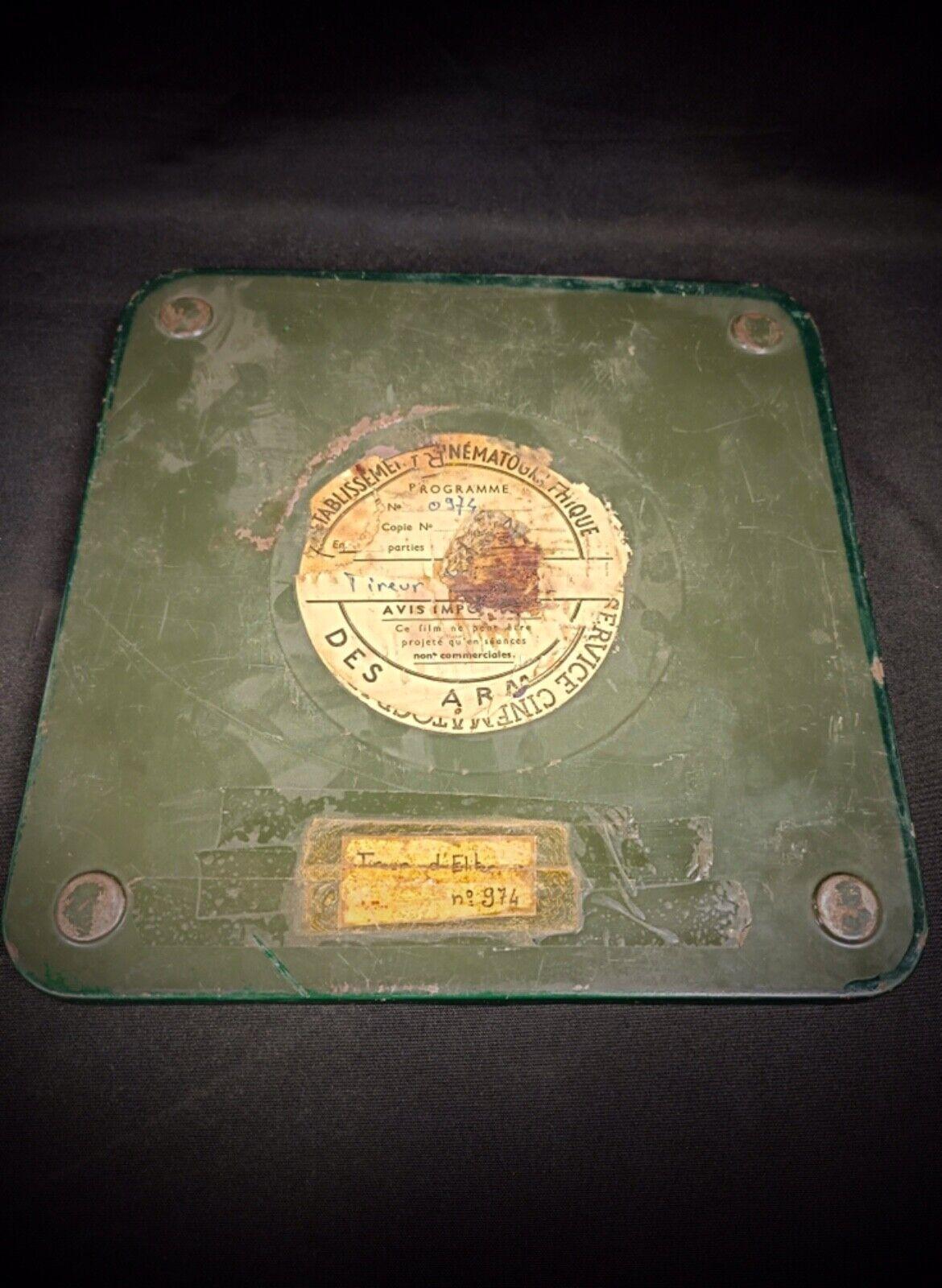 Vintage Military Film with Metal Box 