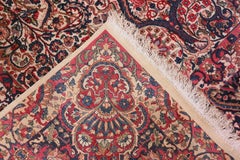 Vintage Millefleur Persian Kerman Rug. Size: 9 ft x 14 ft 3 in (2.74 m x 4.34 m)
