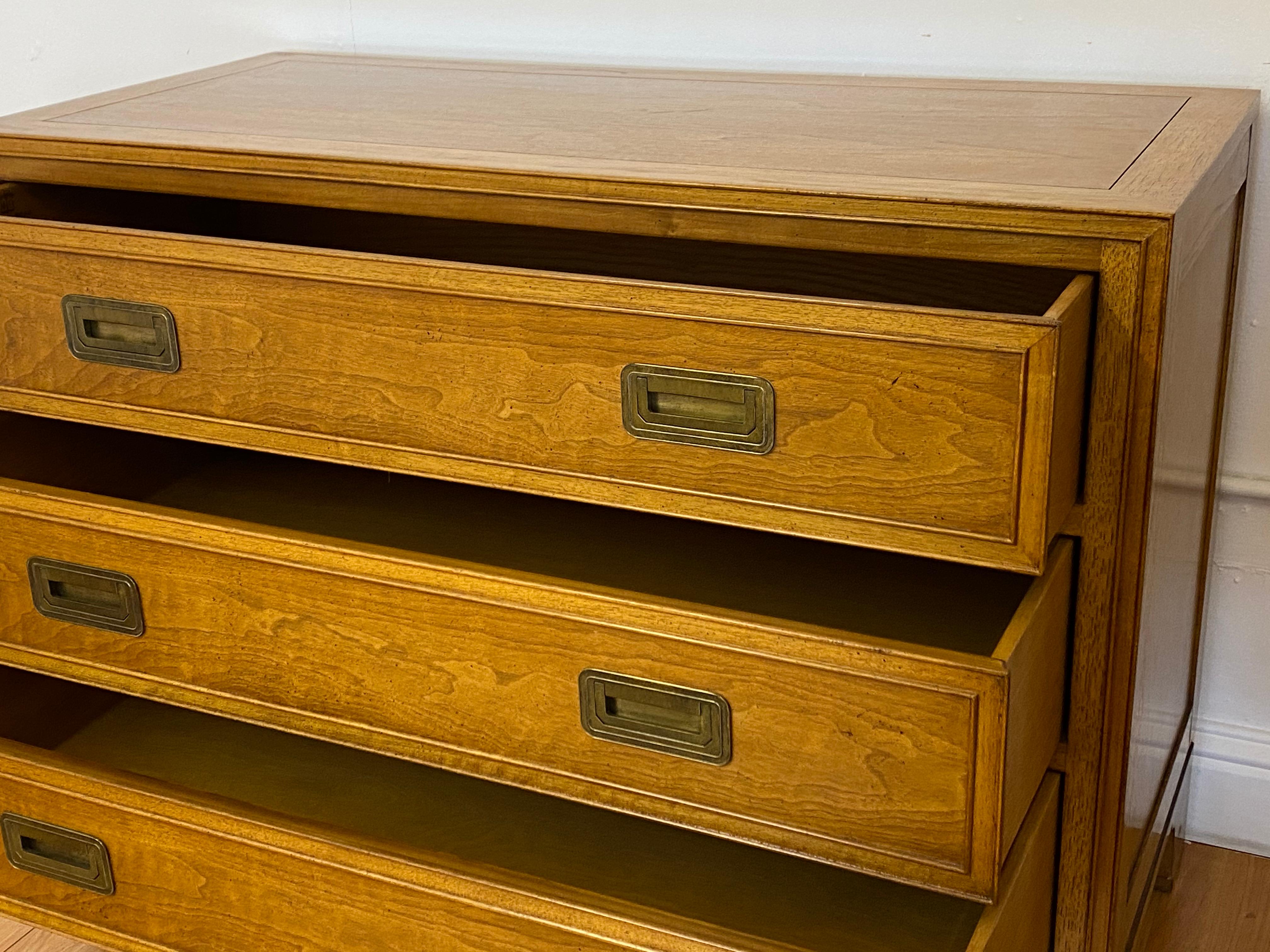 Hand-Crafted Vintage Milling Road Furniture 'Baker' Chest of Drawers, c.1970