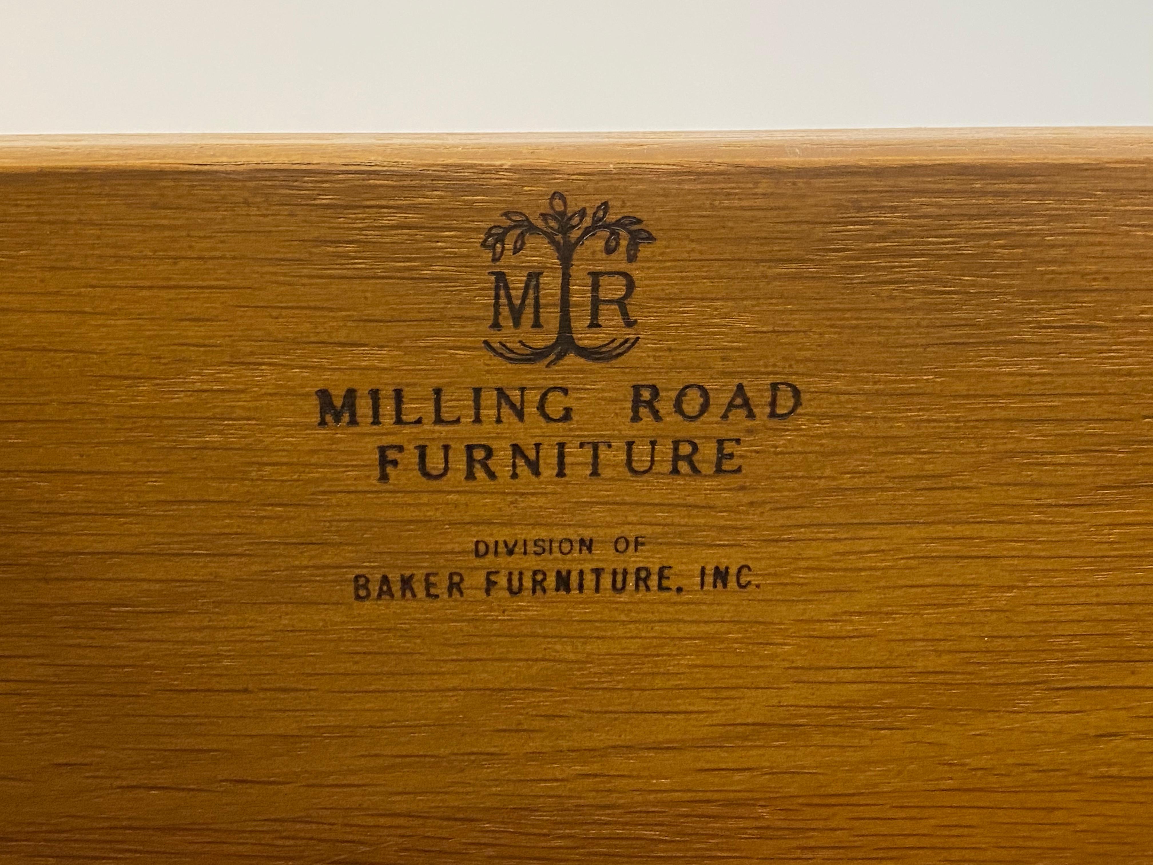 Wood Vintage Milling Road Furniture 'Baker' Chest of Drawers, c.1970