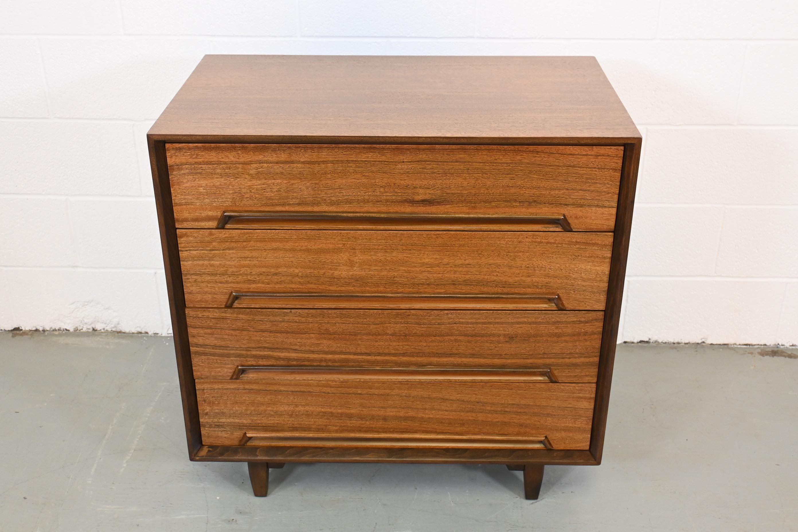 Lacquered Vintage Milo Baughman for Drexel Perspective Chest of Drawers