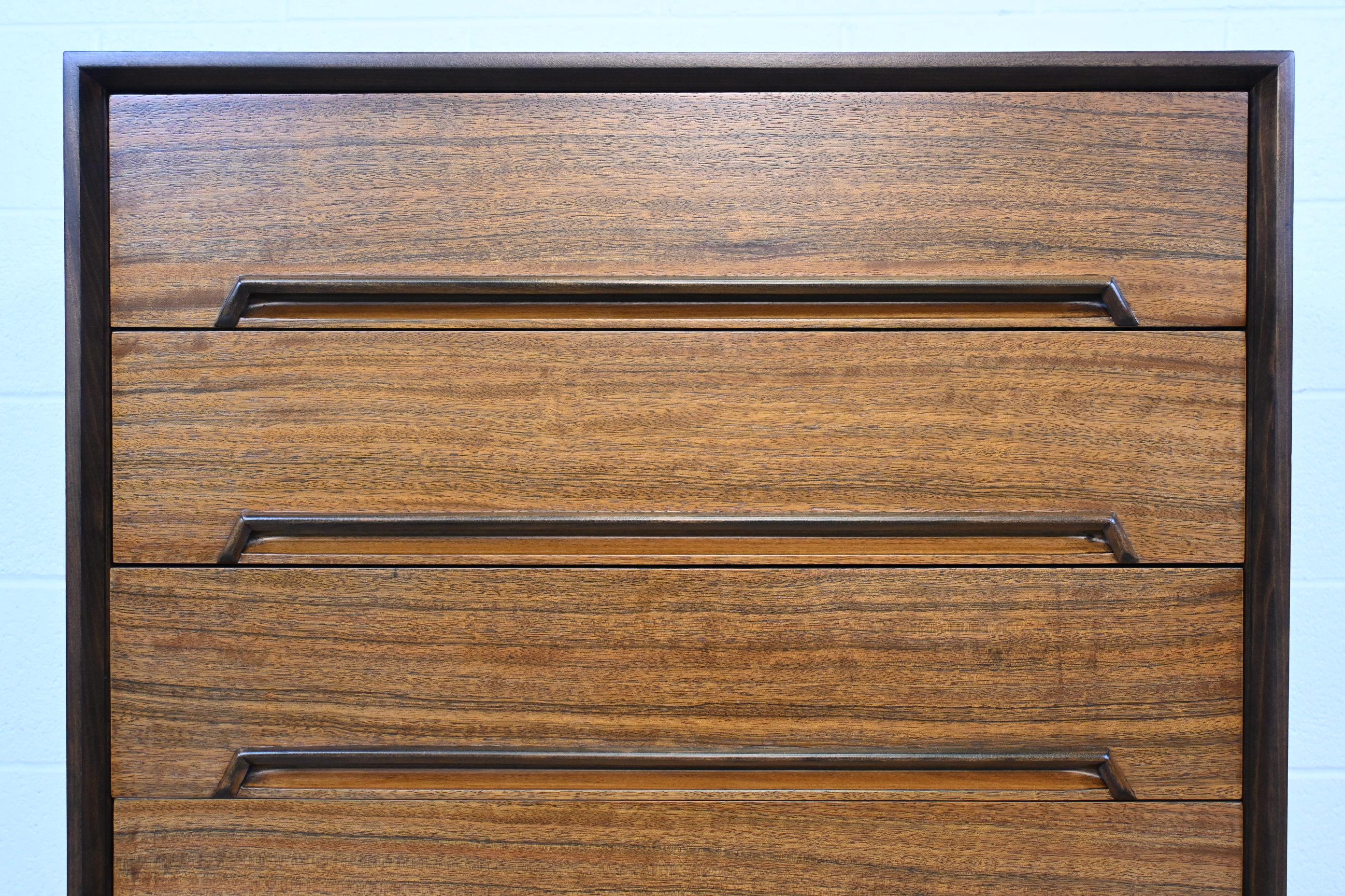 Wood Vintage Milo Baughman for Drexel Perspective Chest of Drawers