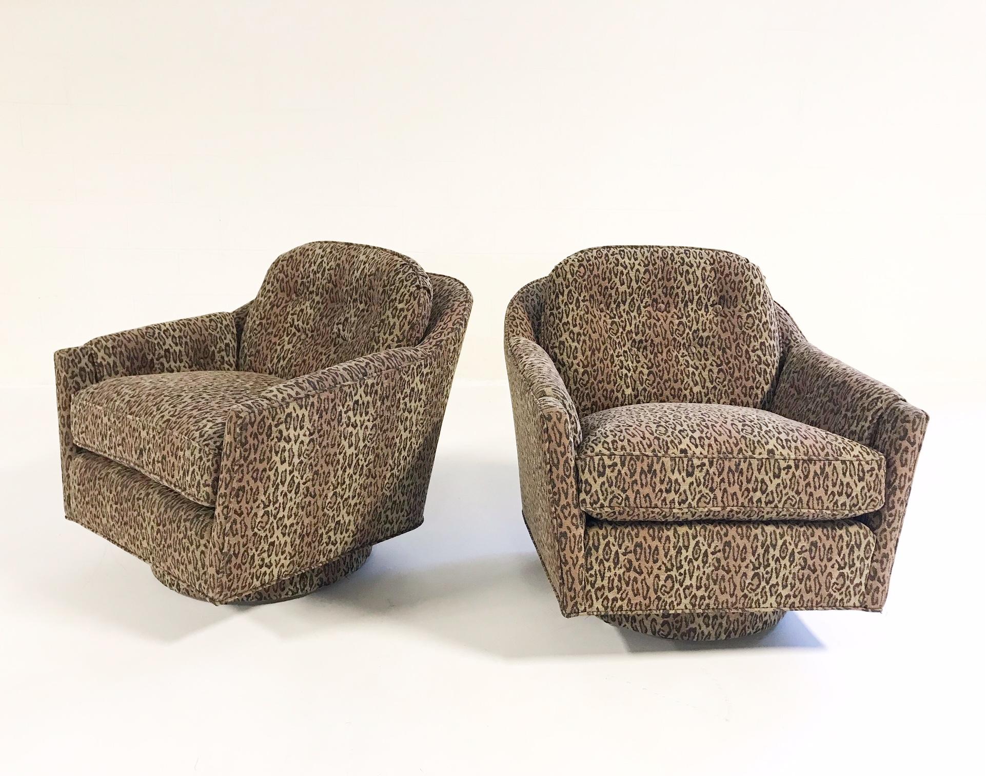 leopard print chairs
