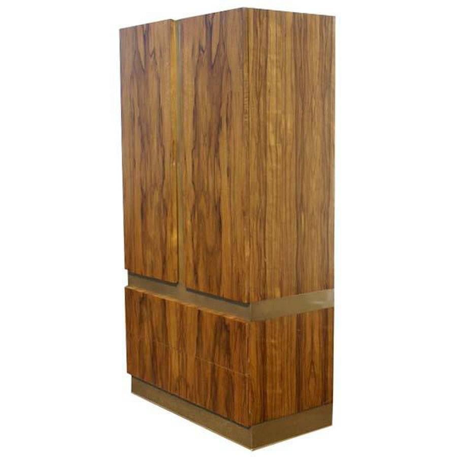 Milo Baughman Thayer Coggin Vintage Kleiderschrank aus Rosenholz im Angebot