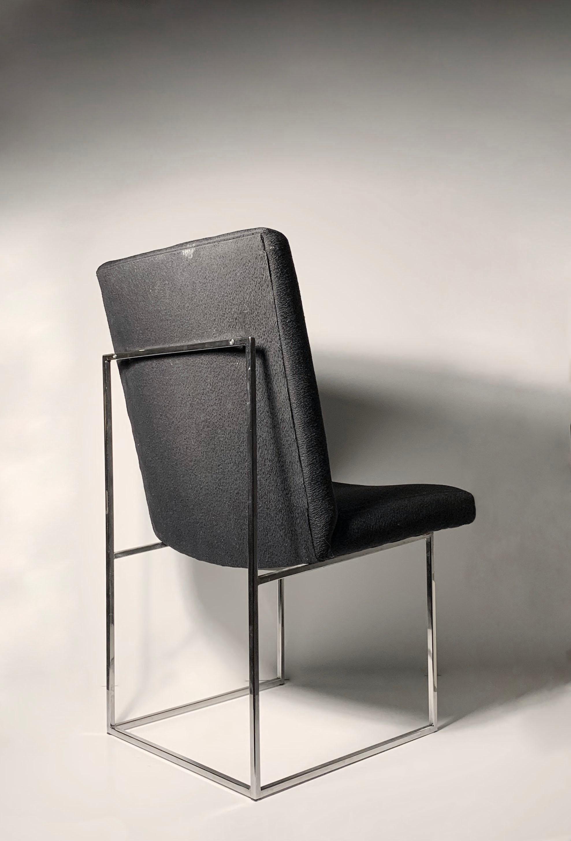 Milo Baughman: 12er-Set Vintage-Esszimmerstühle im Thin Line-Stil für Thayer Coggin (Moderne der Mitte des Jahrhunderts) im Angebot