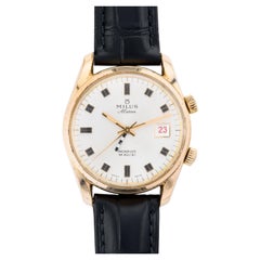 Vintage Milus Bombe Lug Alarm Wrist Watch Circa 1960's