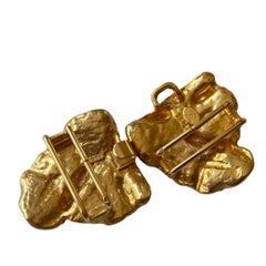 Vintage Mimi Di Signed 1974 Gold Nugget Statement Belt