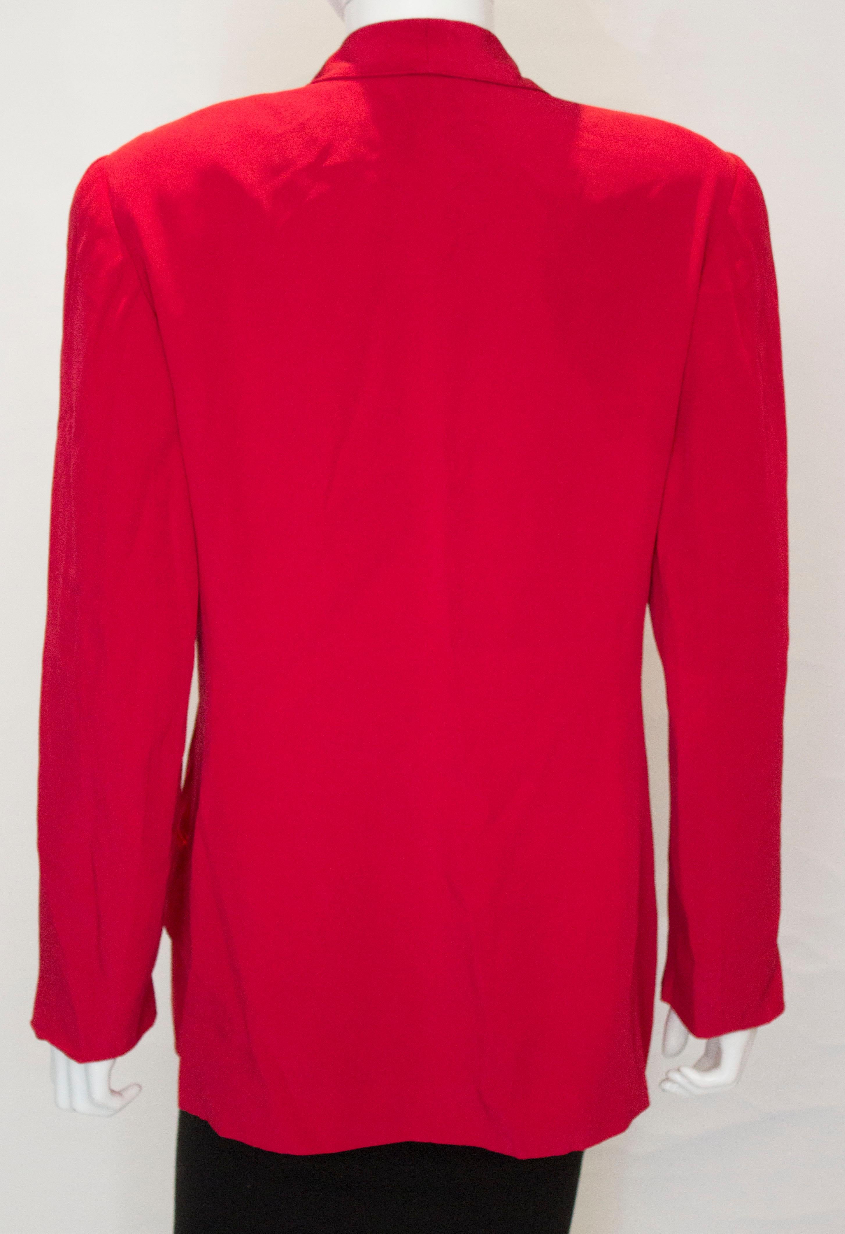 Vintage Mimmina Red Jacket For Sale 2