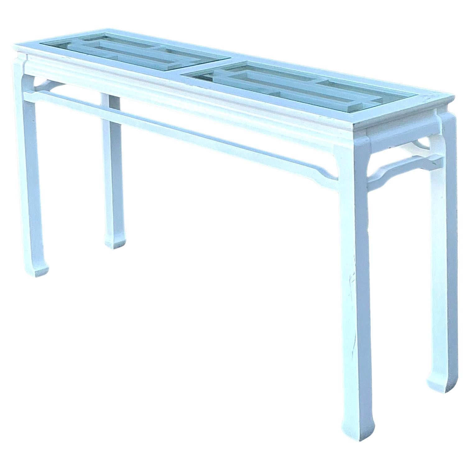 Vintage Ming Console Table For Sale