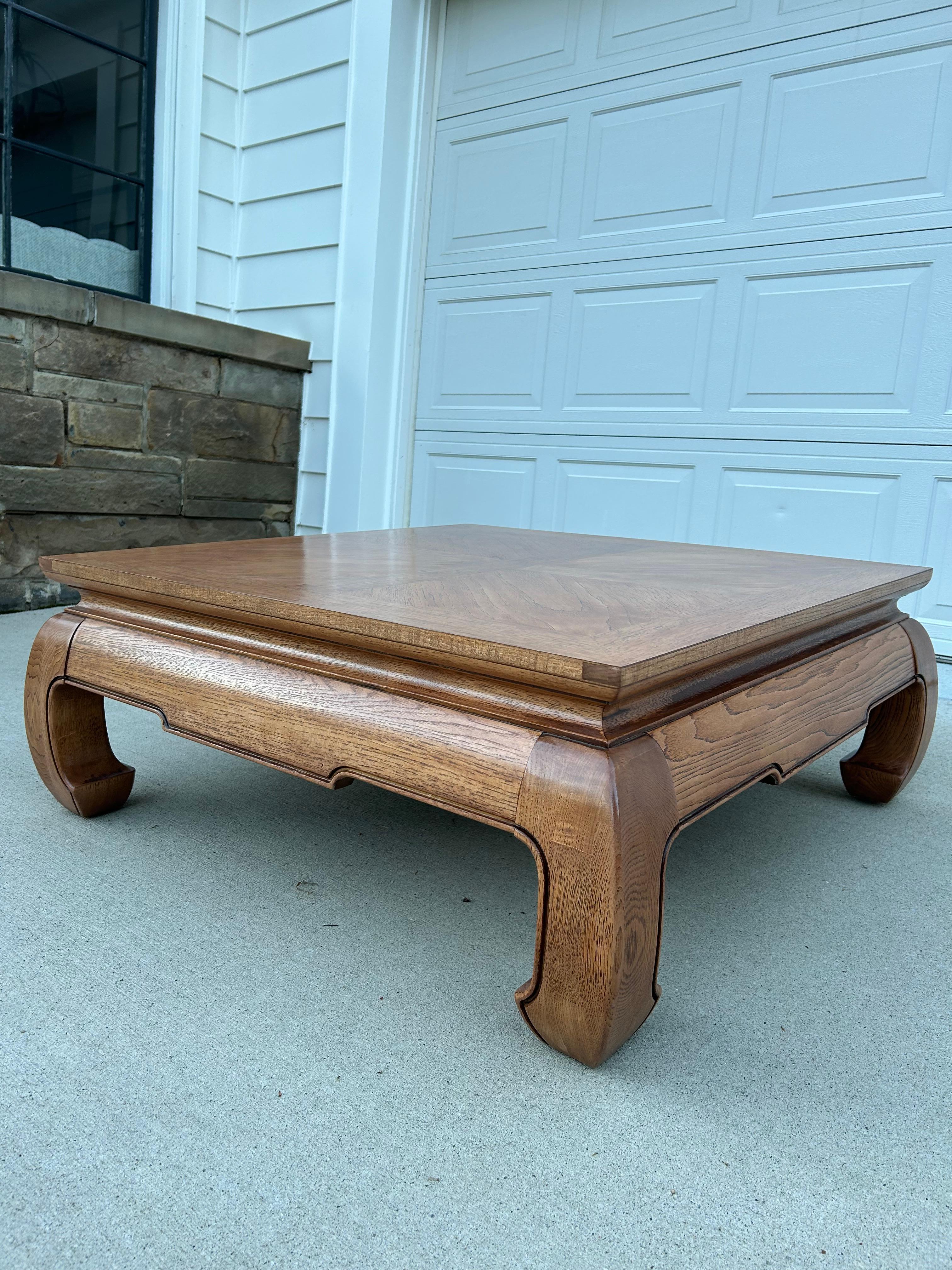 Vintage Ming Style Coffee Table For Sale 5