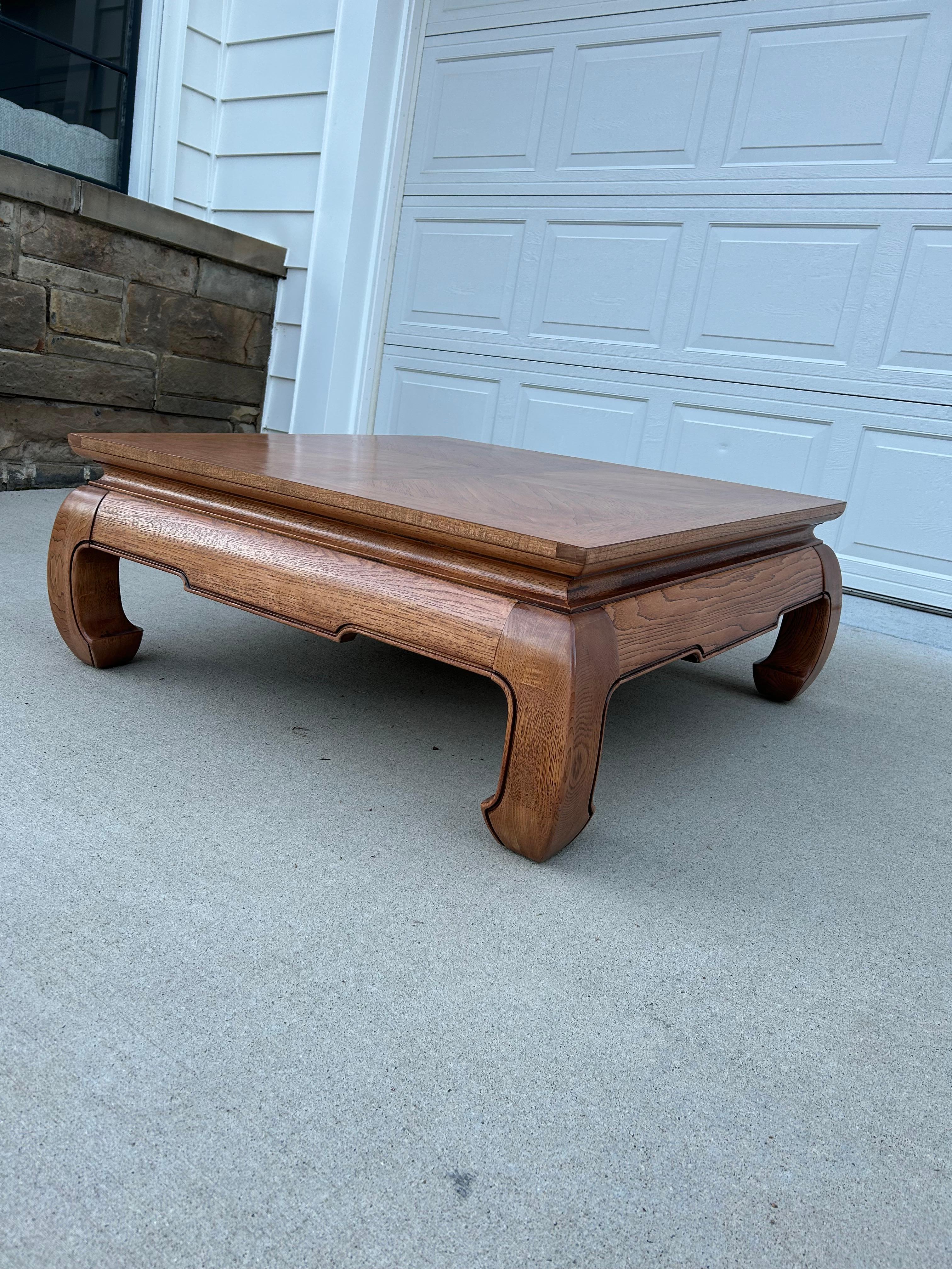 20th Century Vintage Ming Style Coffee Table For Sale