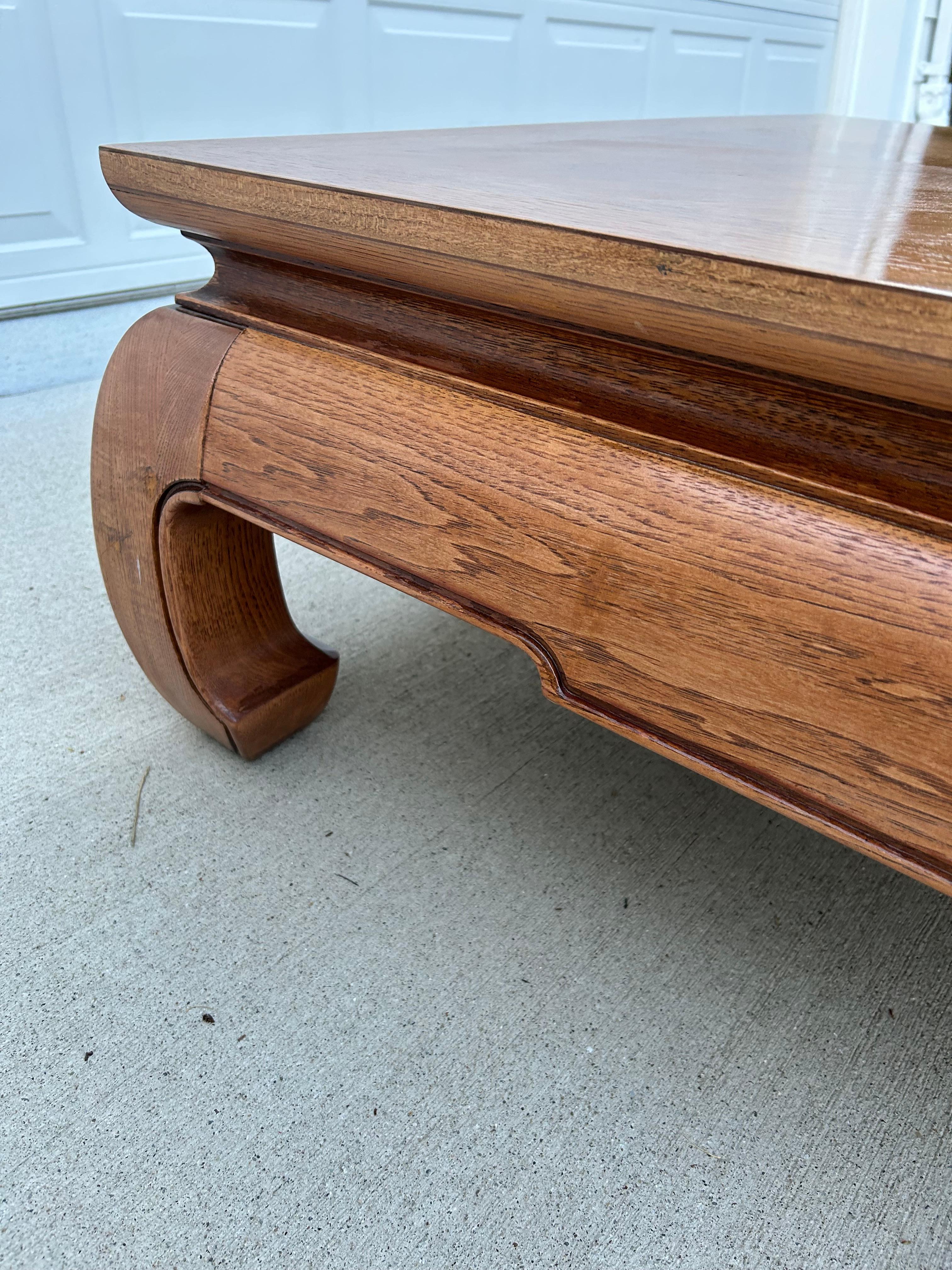 Wood Vintage Ming Style Coffee Table For Sale