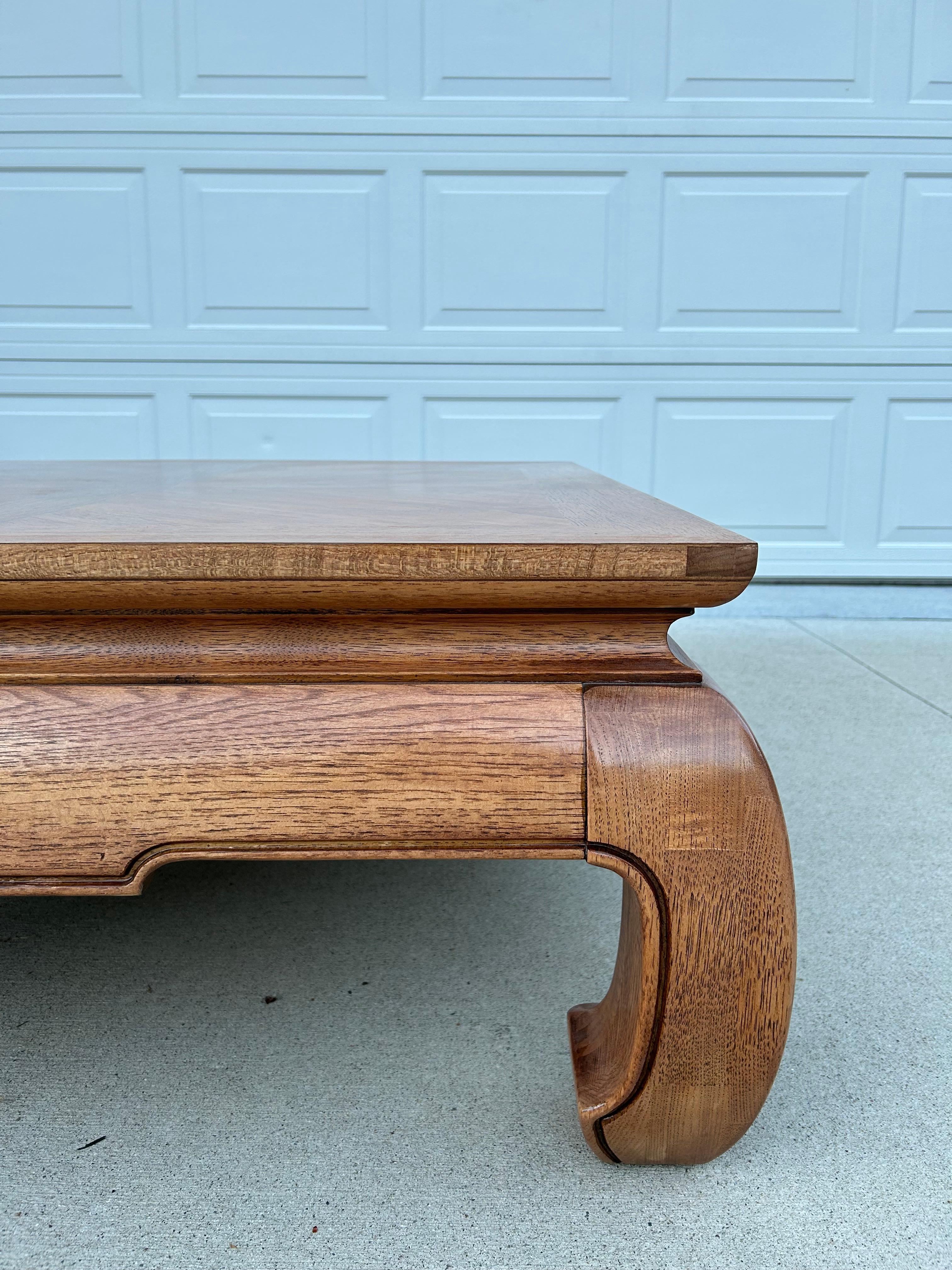 Vintage Ming Style Coffee Table For Sale 3