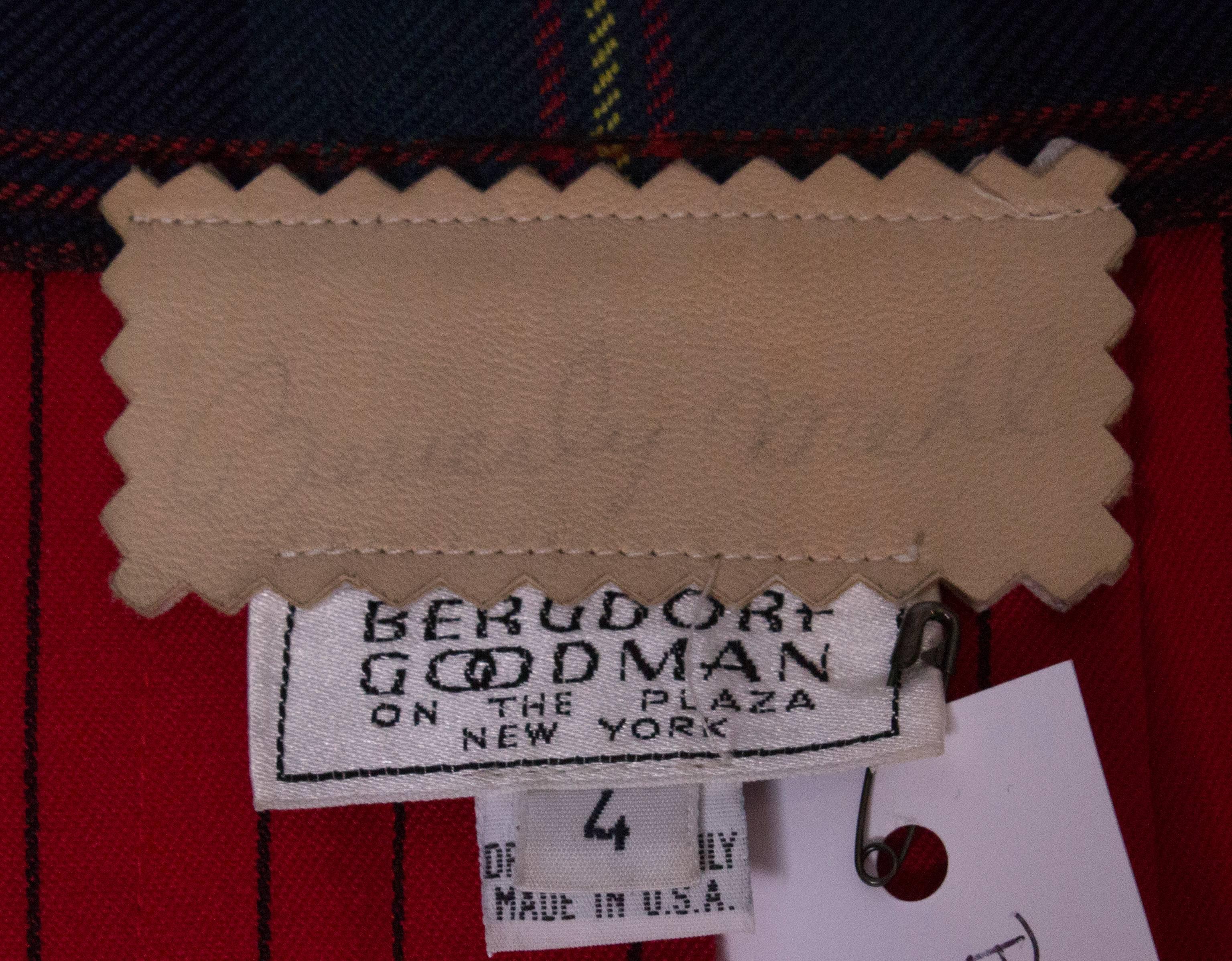 Mini Kilt Vintage Skirt made for Bergdorf Goodman 4