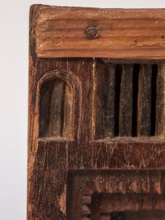 Vintage Miniature Architectural Votive Frame, Mid-20th Century, India