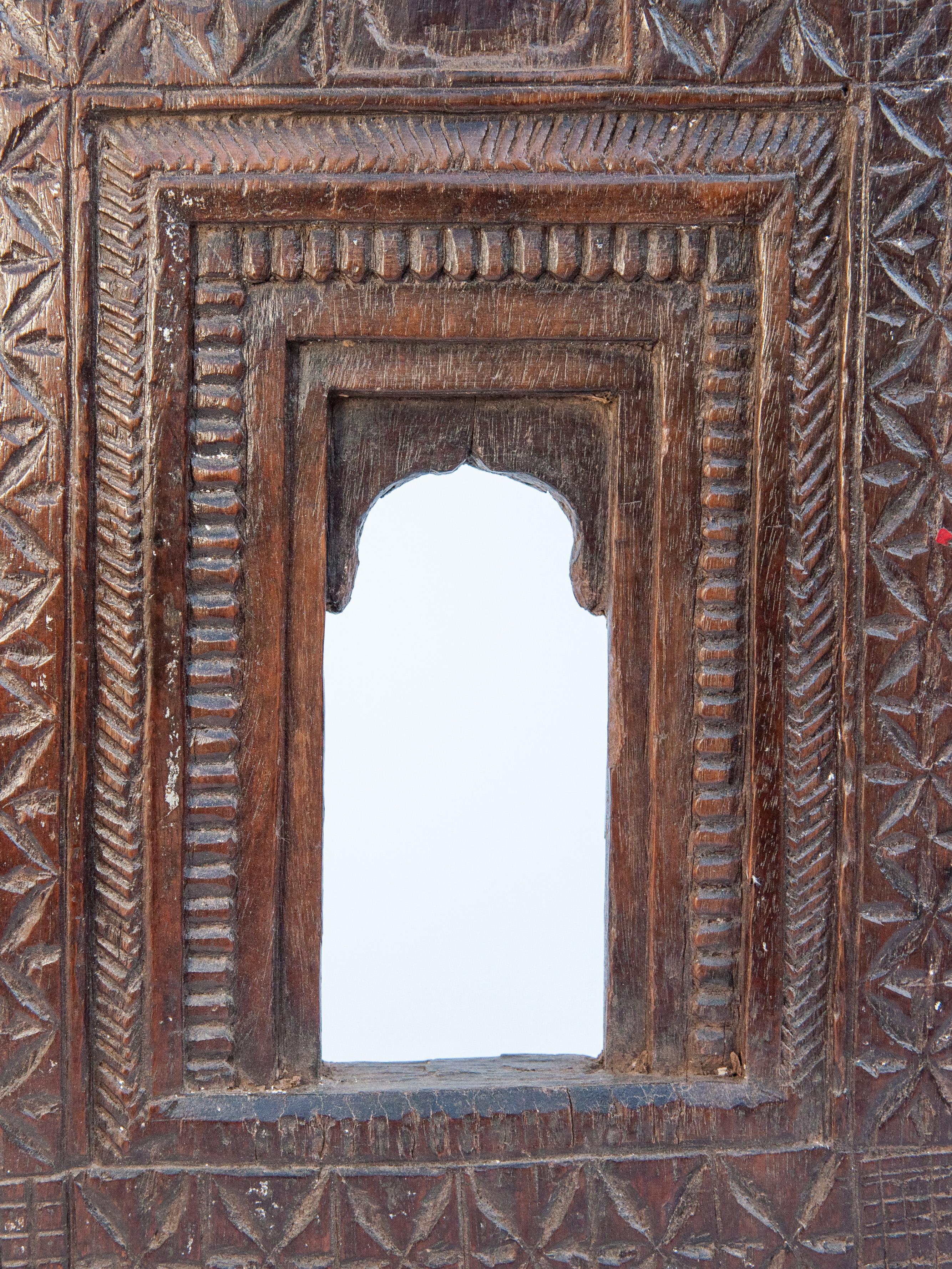Indian Vintage Miniature Architectural Votive Frame, Mid-20th Century, India