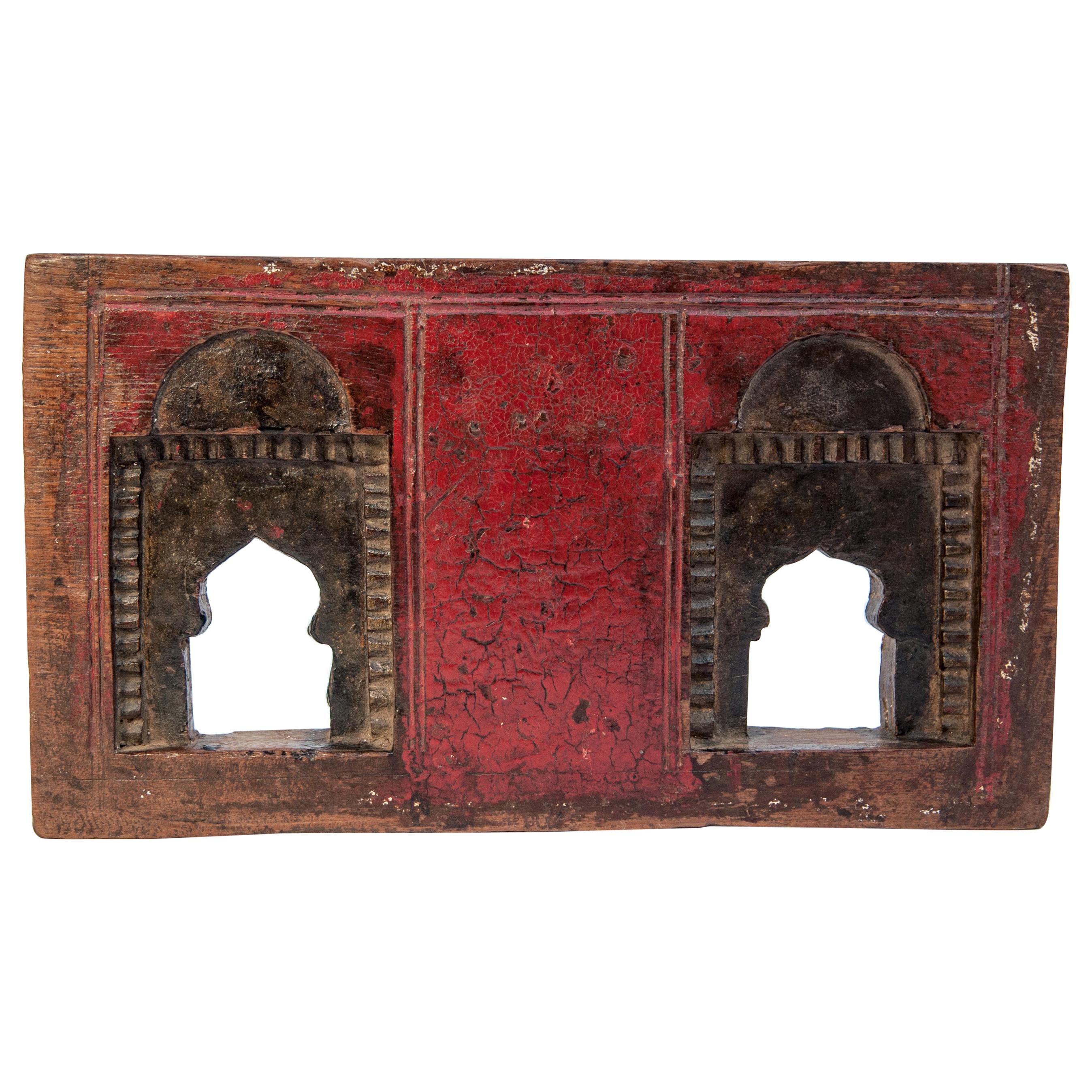Vintage Miniature Architectural Votive Frame, Mid-20th Century, India