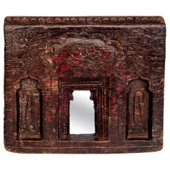 Vintage Miniature Architectural Votive or Picture Frame, Mid-20th Century, India