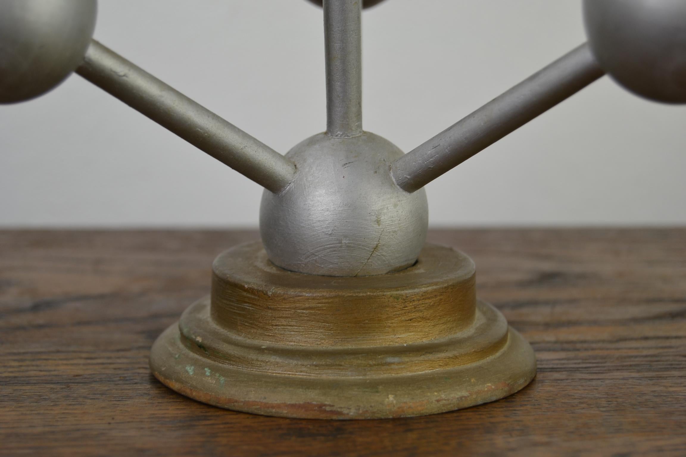 Vintage Miniature Atomium Brussels Sculpture or Desk Ornament 1