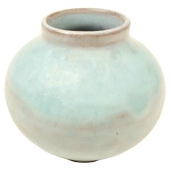 Retro Miniature Glazed Studio Pottery Terracotta Bud Vase - Unsigned - 20th C.
