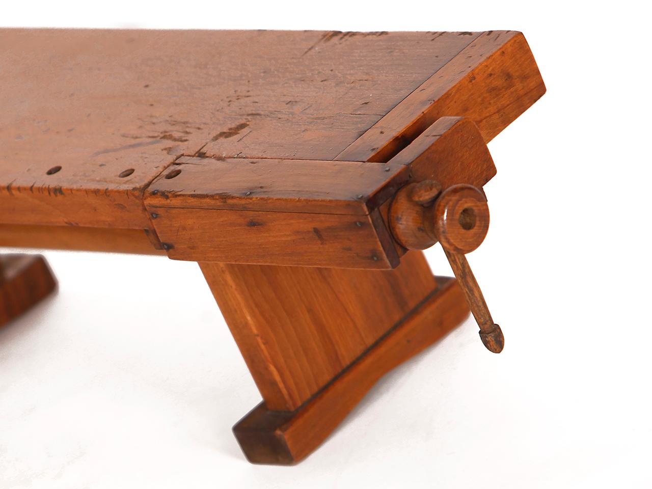 Vintage Miniature Wood Workbench, 1940s For Sale 1
