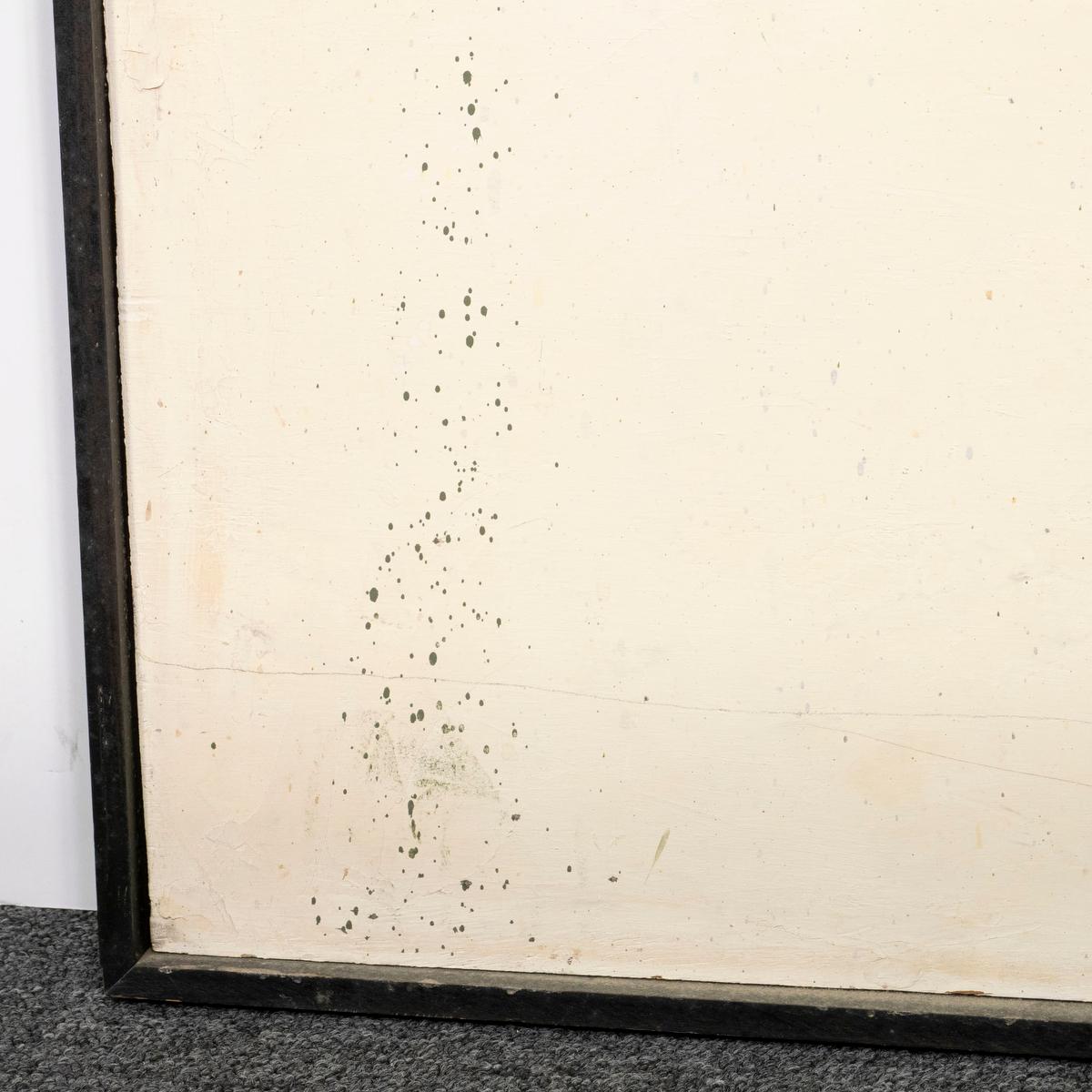 Vintage Minimalist Abstract Expressionist Color Field Oil on Panel In Good Condition For Sale In Tarrytown, NY