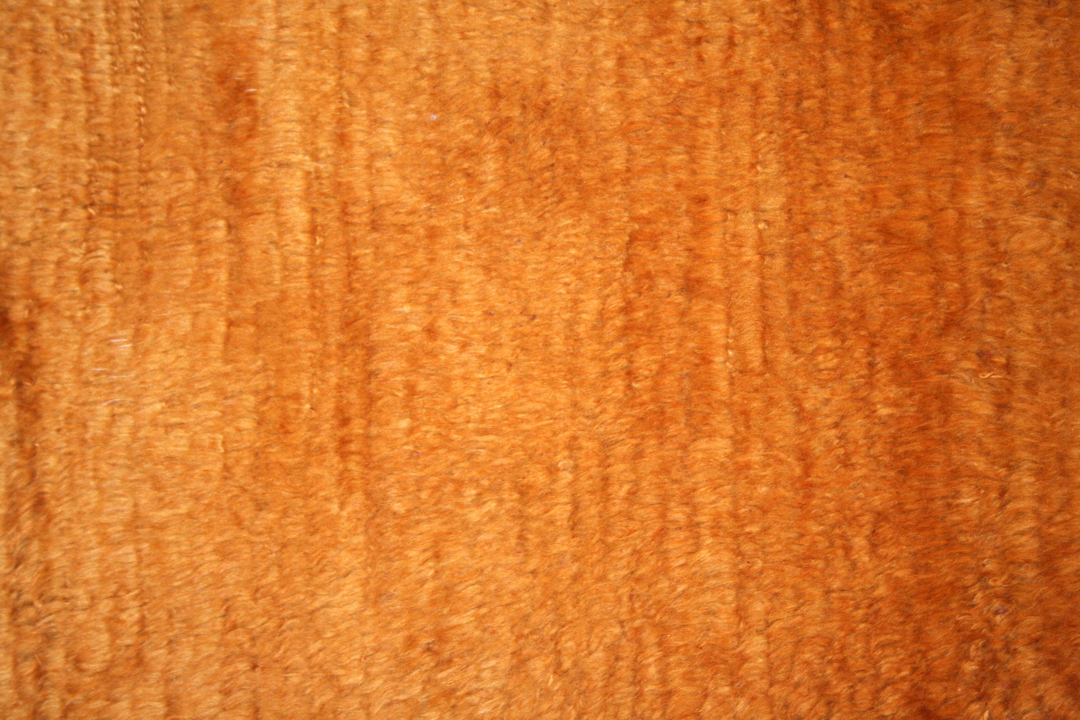 Turkish Vintage Minimalist Anatolian Copper Tulu Rug For Sale