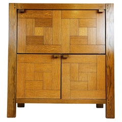 Vintage minimalist bar cabinet, 1970s