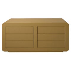 Vintage minimalistisches postmodernes Sideboard aus strukturiertem Gips mit Schubladen, Vintage, 1980er Jahre, USA