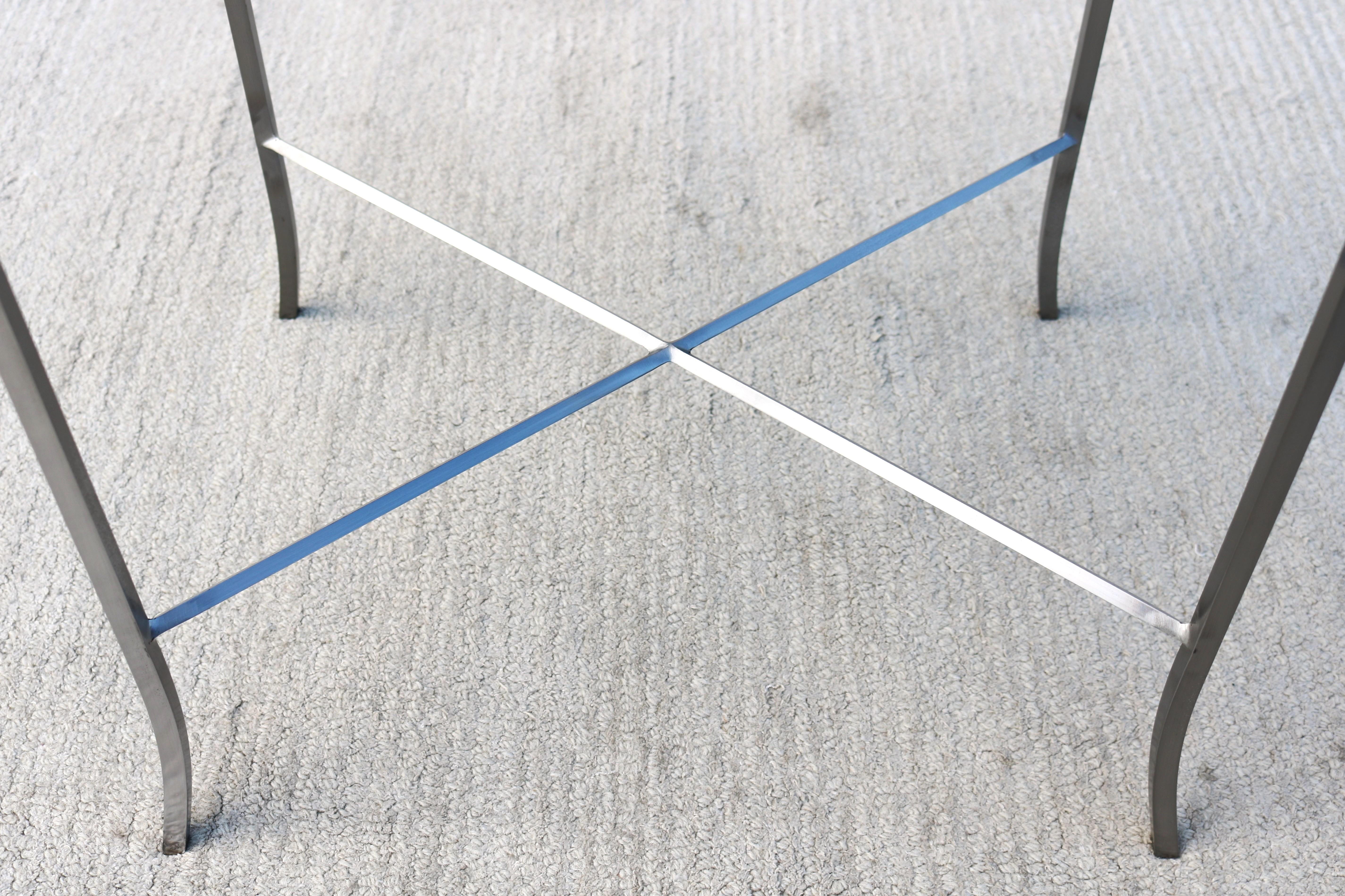 Tavolino minimalista d'epoca Tom McHugh per Brayton McHugh in granito e acciaio in vendita 11