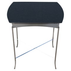 Vintage Minimalist Tom McHugh for Brayton McHugh Granite and Steel Side Table